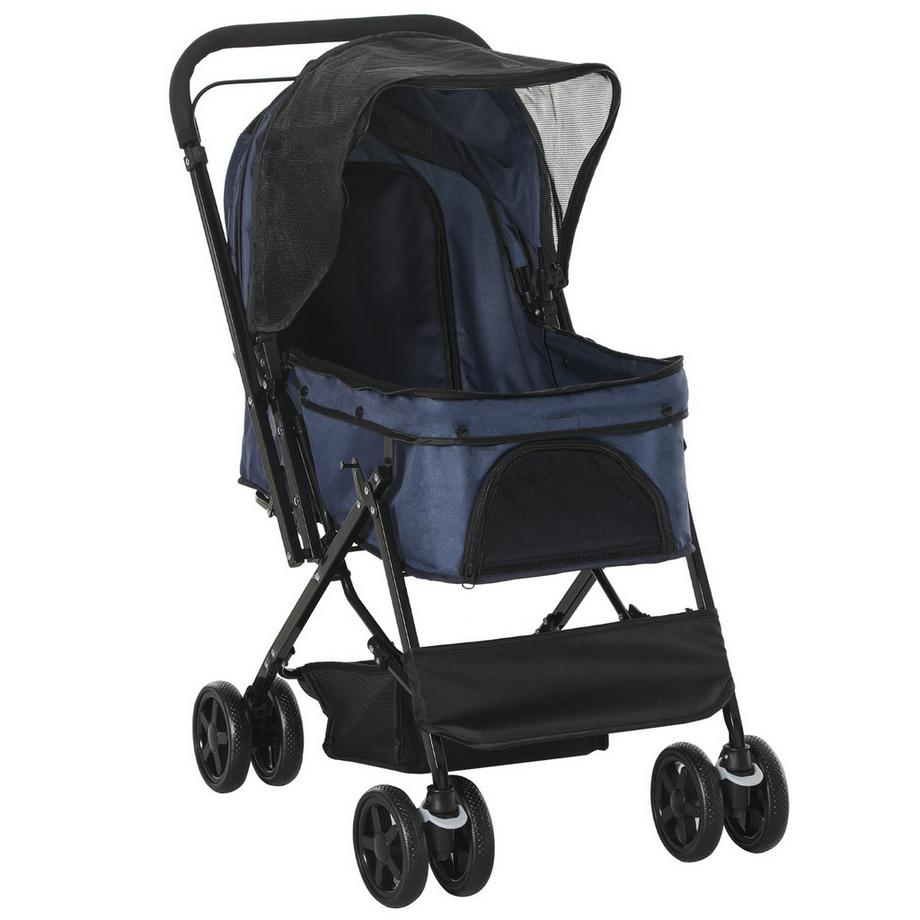 Northio  Haustierwagen Katzenbuggy Oxford Blau 76,5X52X95Cm Kleine Hunde & Katzen 