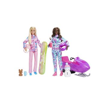 Barbie Puppe Winterspaß Set Schneemobil