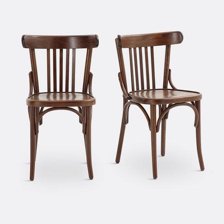 La Redoute Intérieurs Lot de 2 chaises à barreaux  