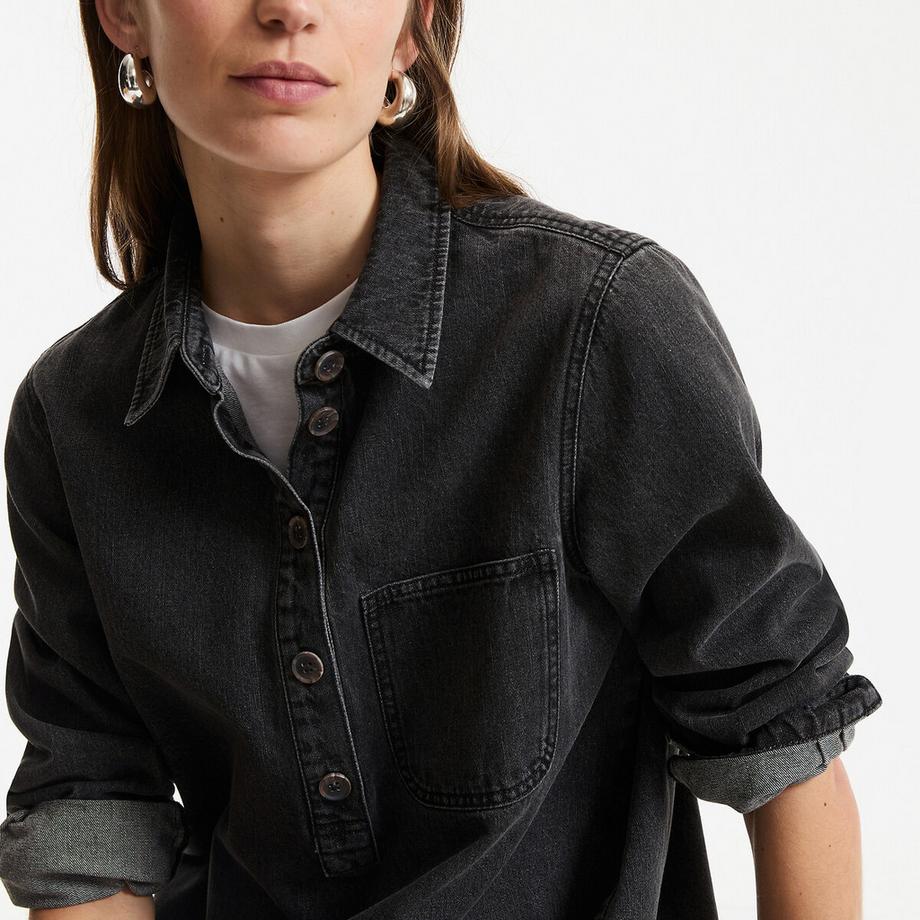 La Redoute Collections Signature Albane Abito Corto in Denim  