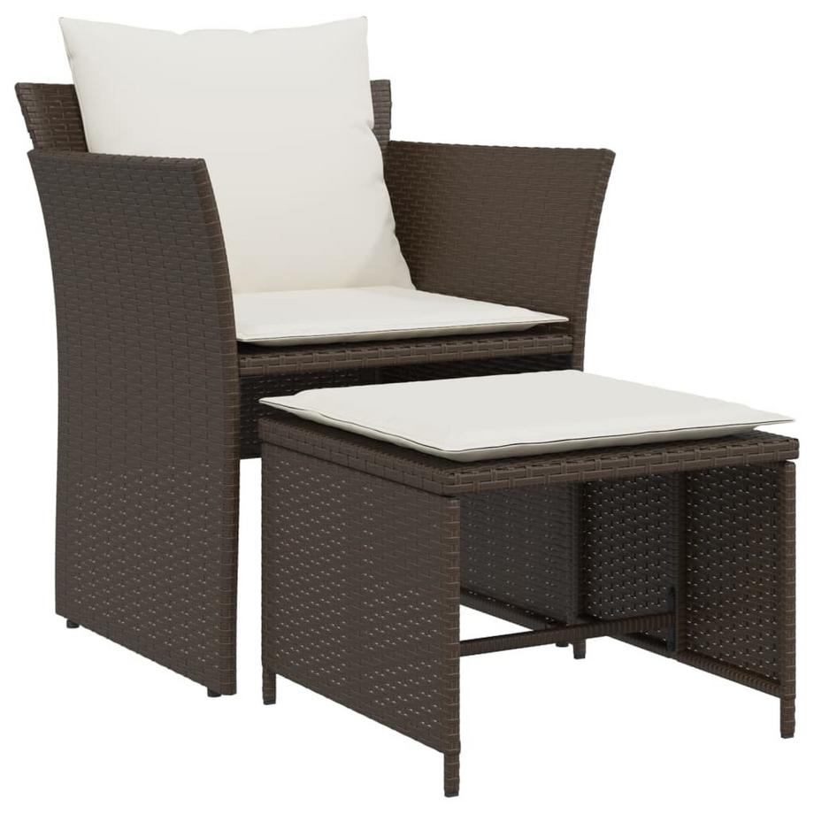 VidaXL Gartenstuhl rattan  