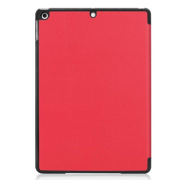 Cover-Discount  iPad 10.2 - Tri-fold Smart Leather Case rosso 