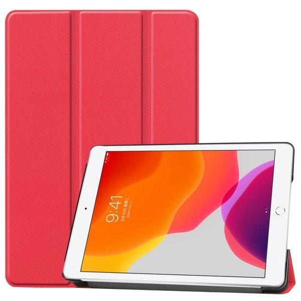 Cover-Discount  iPad 10.2 - Tri-fold Smart Leather Case rosso 