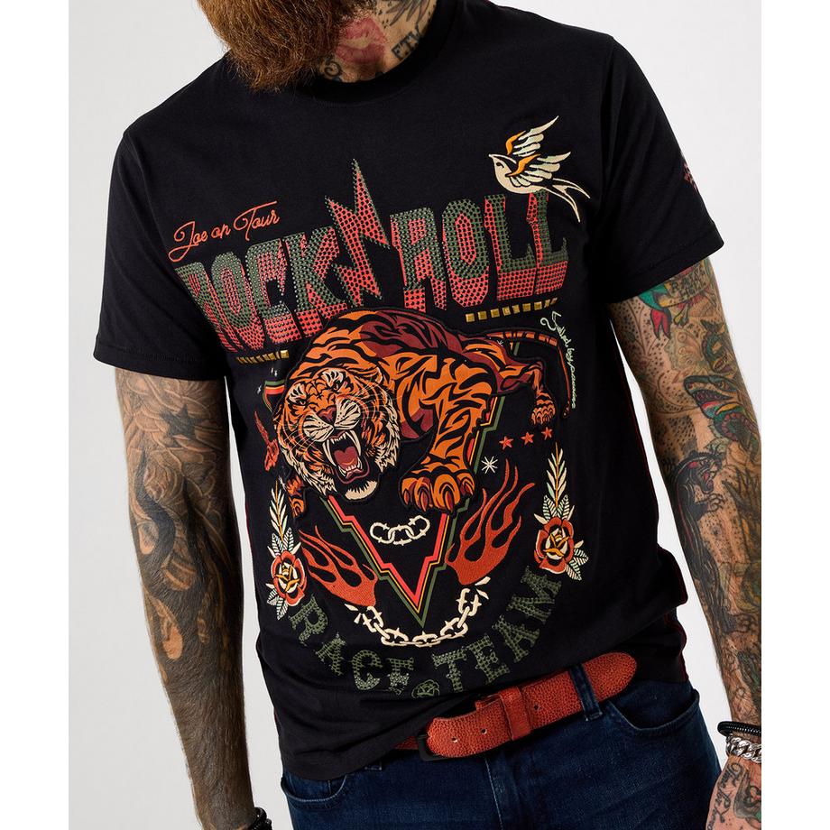 Joe Browns T-Shirt mit Tigermotiv  