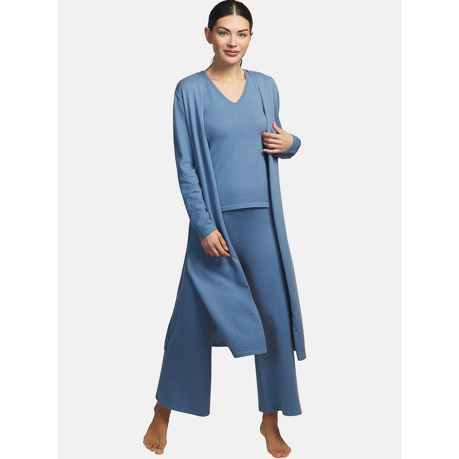 Tenue 3 pièces détente et intérieur pyjama pantalon top veste Tricot