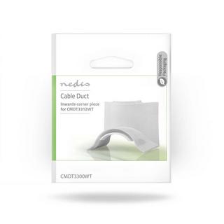 Nedis  Chemin de câbles | Canal | Dans l'angle | 1 pc. | PVC | Blanc 