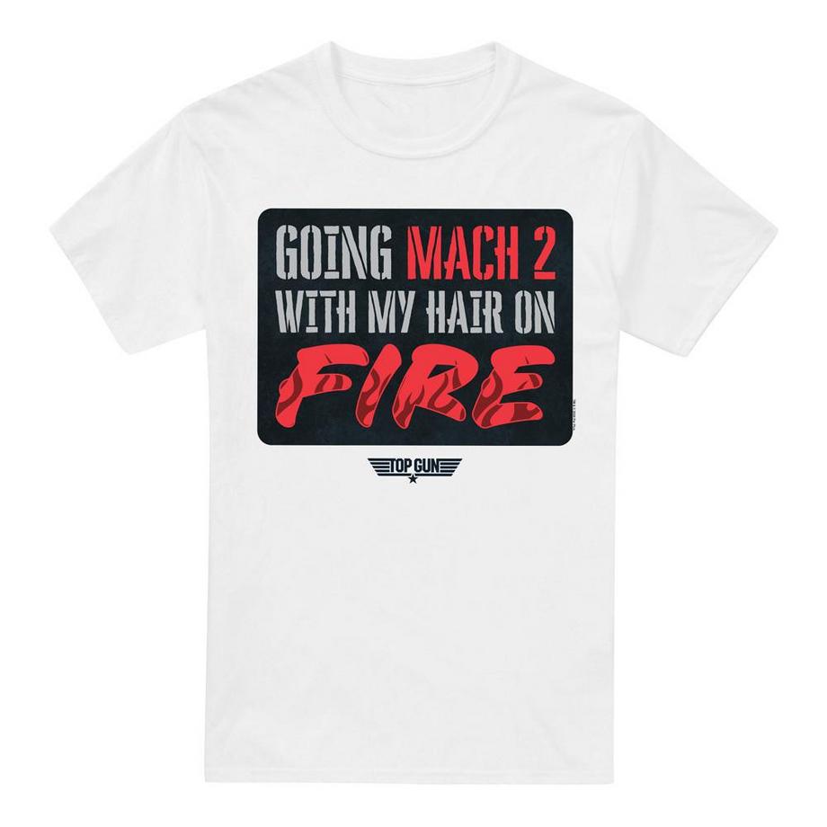 Top Gun Mach 2 Hair On Fire T-Shirt  