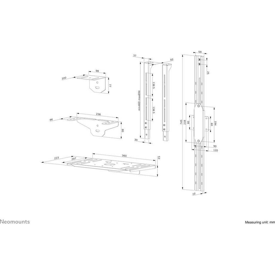 Neomounts by Newstar  Kit vidéo et multimédia by NewStar 