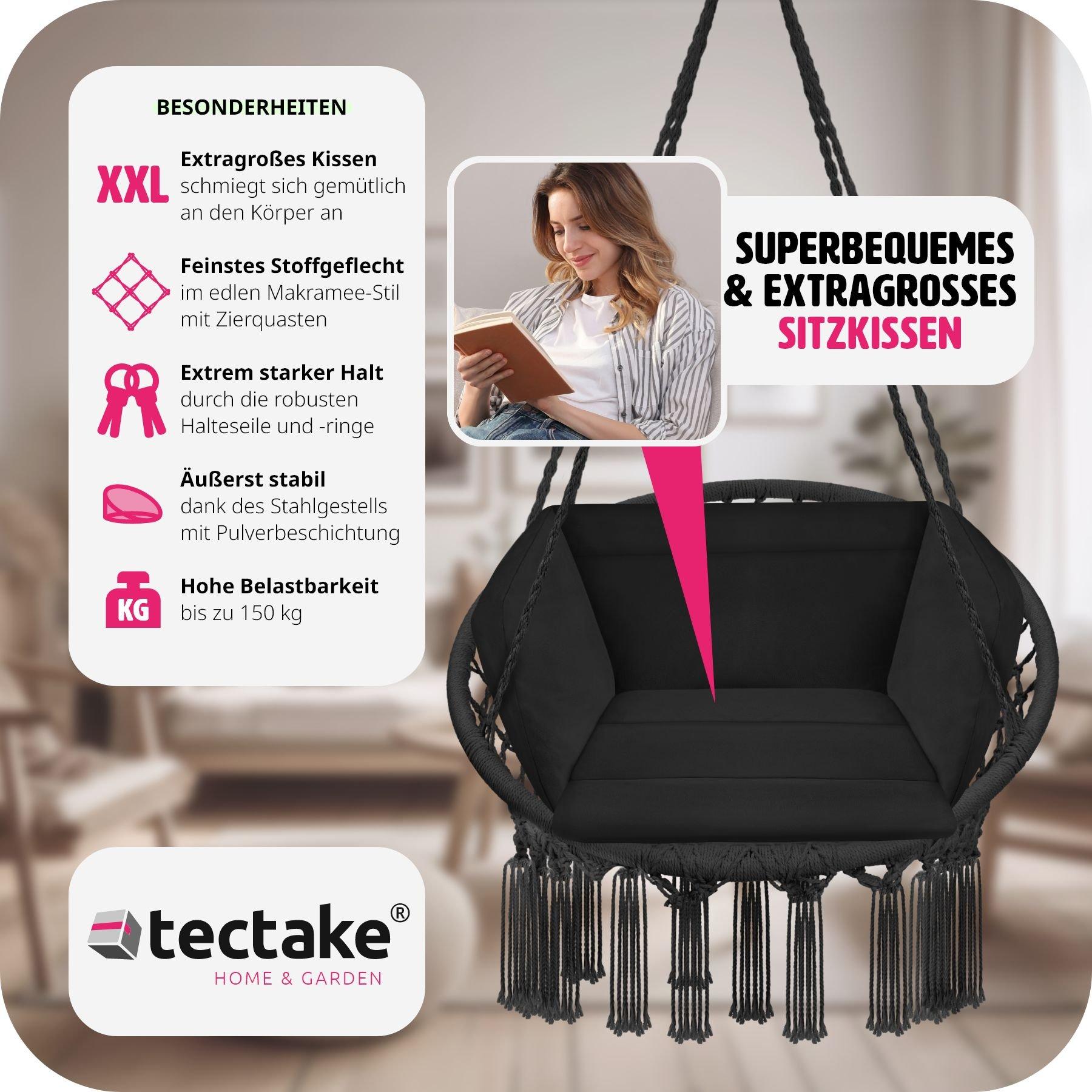 Tectake Poltrona sospesa Grazia  