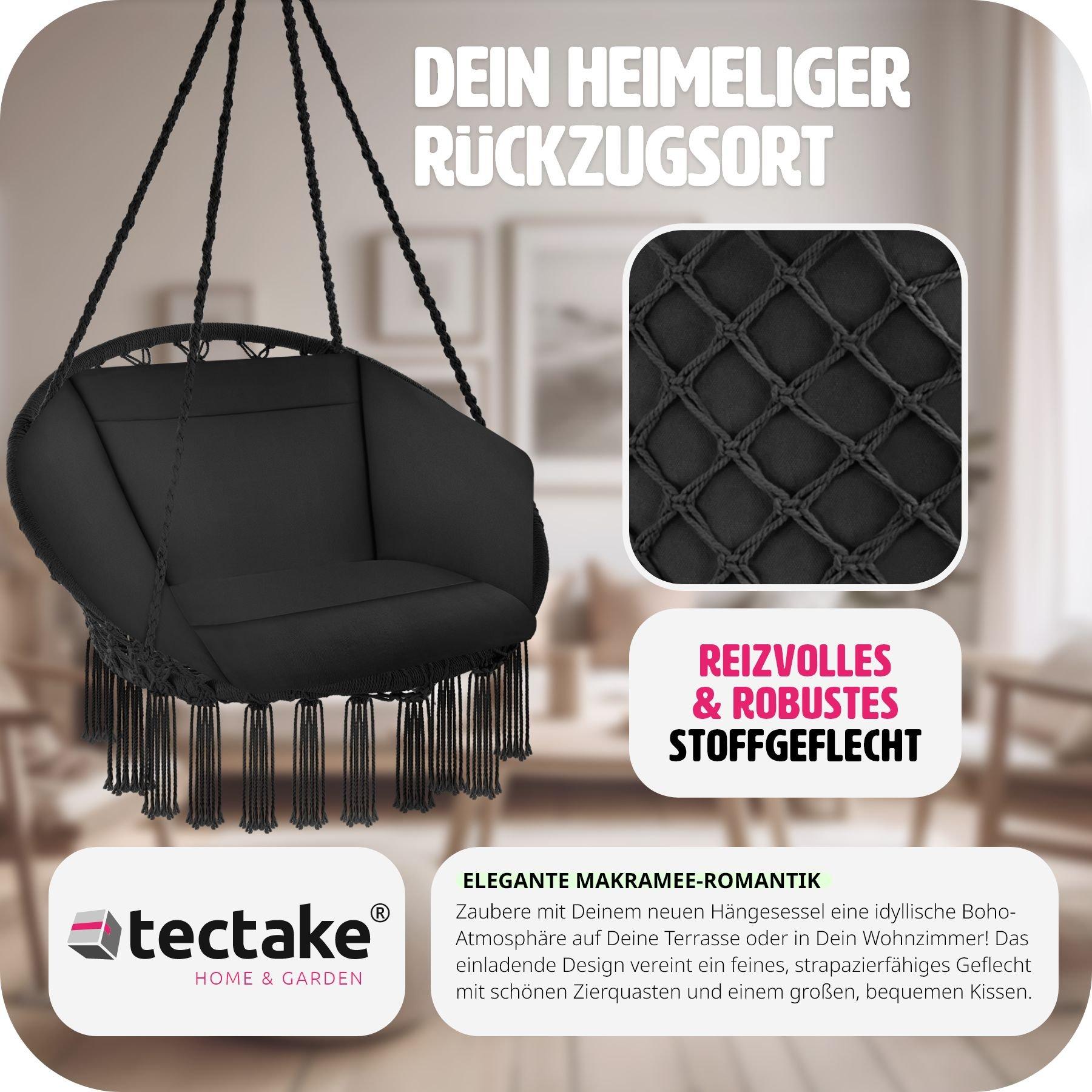 Tectake Fauteuil suspendu GRAZIA  