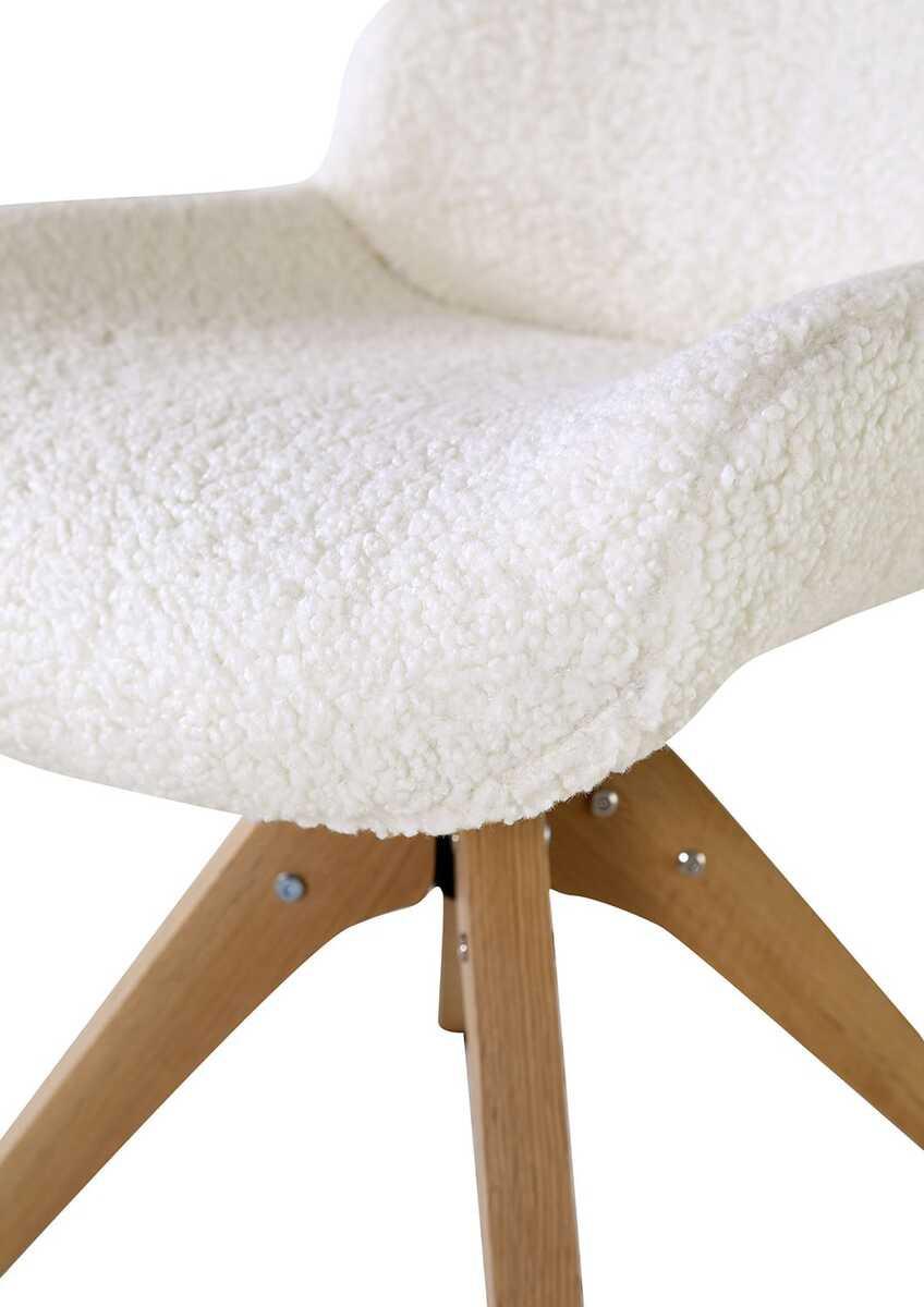 mutoni Fauteuil Holly blanc  