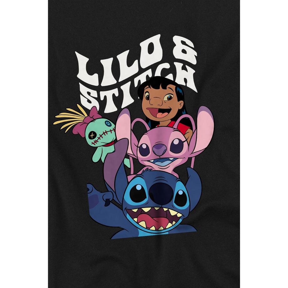 Lilo & Stitch  Tshirt motif montage des personnages Enfant 