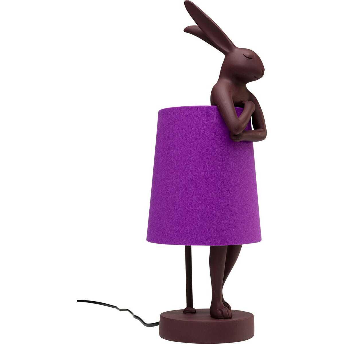 KARE Design Lampe de table Animal Rabbit rouge violet 50  