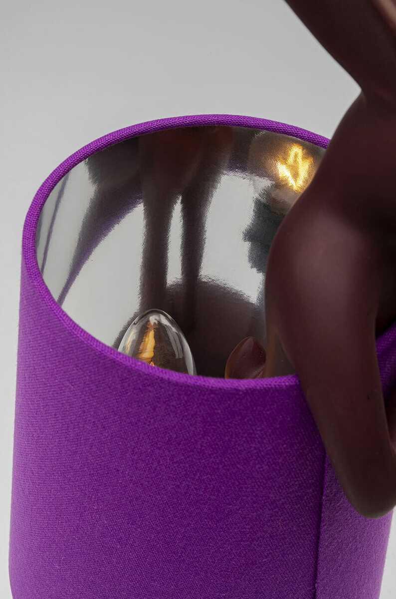 KARE Design Lampe de table Animal Rabbit rouge violet 50  