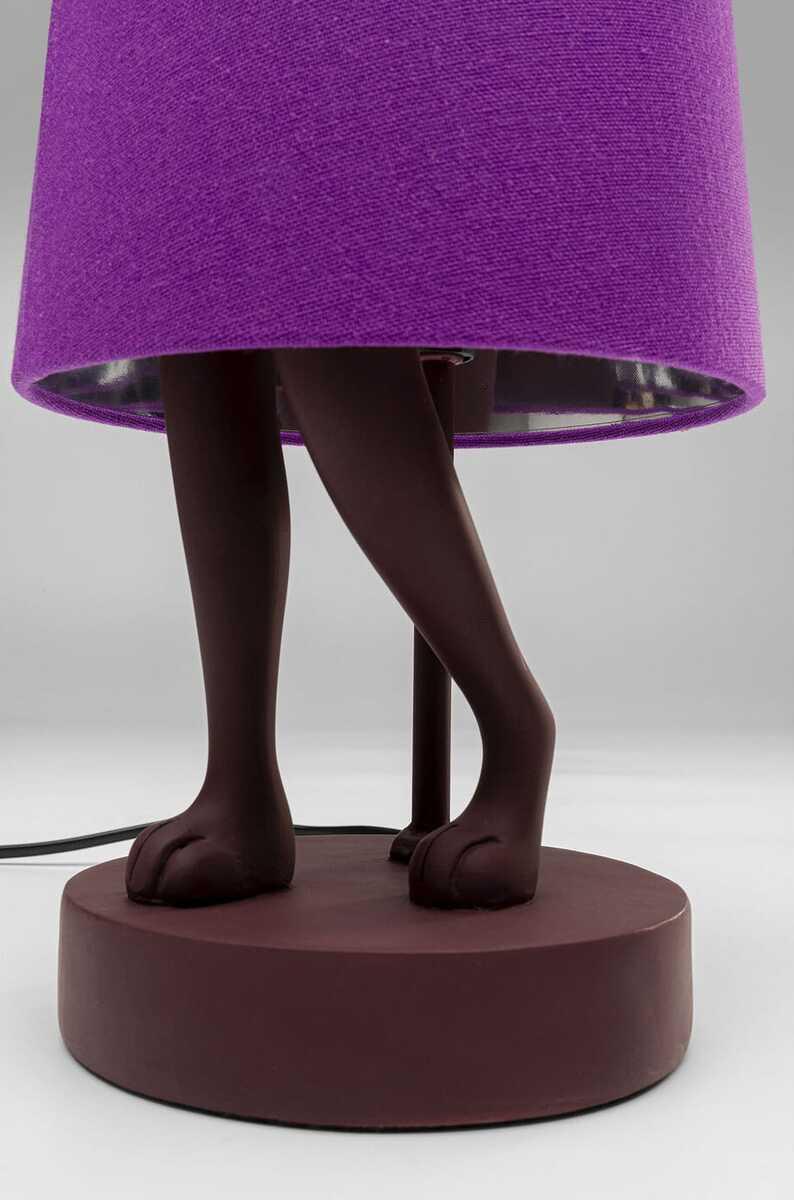 KARE Design Lampe de table Animal Rabbit rouge violet 50  
