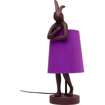 Lampe de table Animal Rabbit rouge violet 50