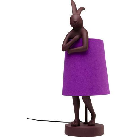 KARE Design Lampe de table Animal Rabbit rouge violet 50  