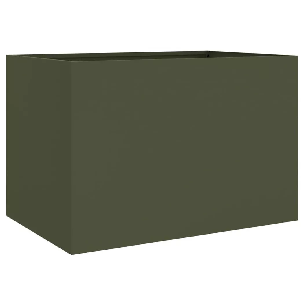 VidaXL - Jardinière acier, One Size, Vert