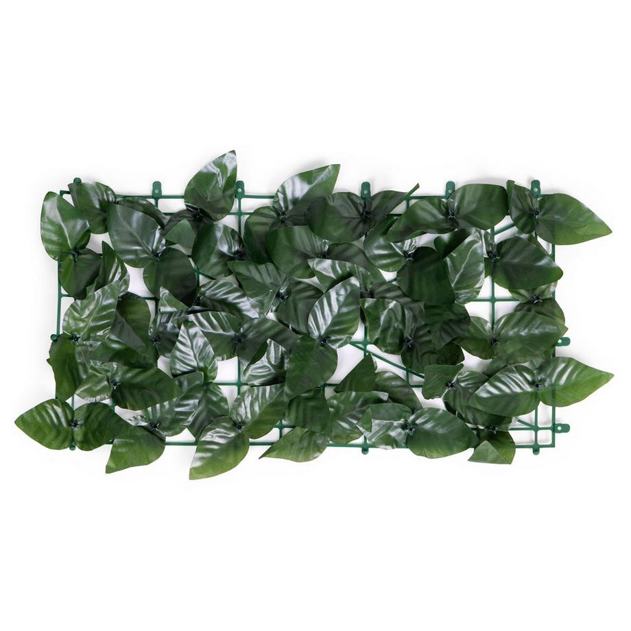 Northix Haie de lierre artificiel, 500x50 cm, couverture de balcon verte, masquage  