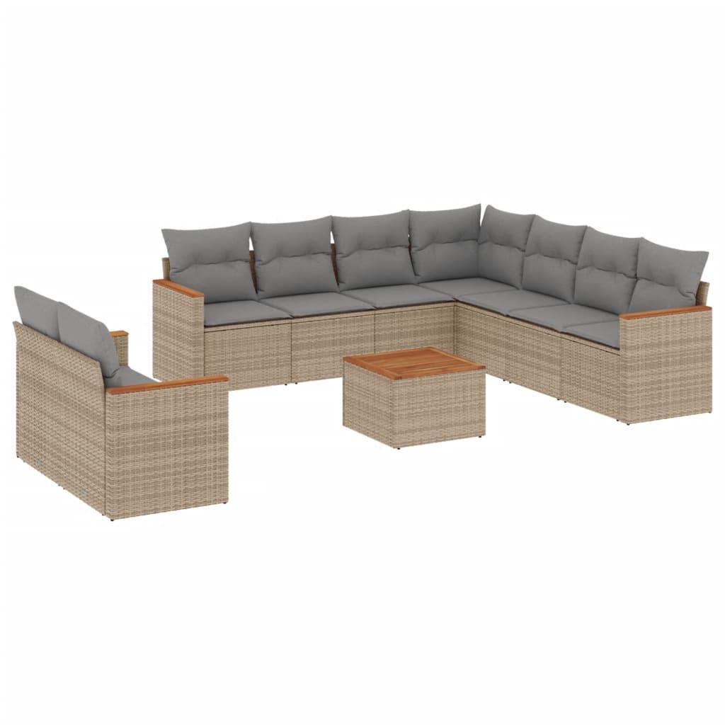 VidaXL Garten sofagarnitur poly-rattan  