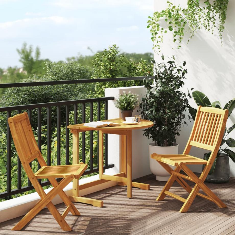 VidaXL set da pranzo da giardino Legno di acacia  