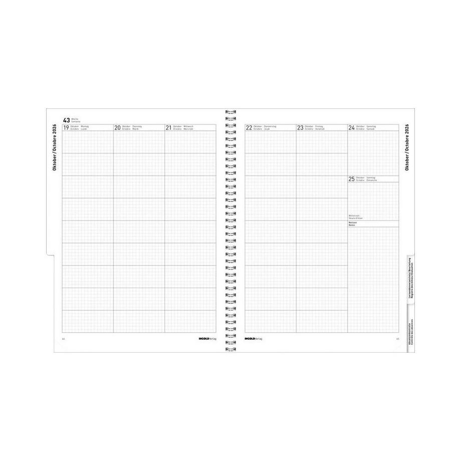 INGOLD-BIWA Agenda Edition Spiral  