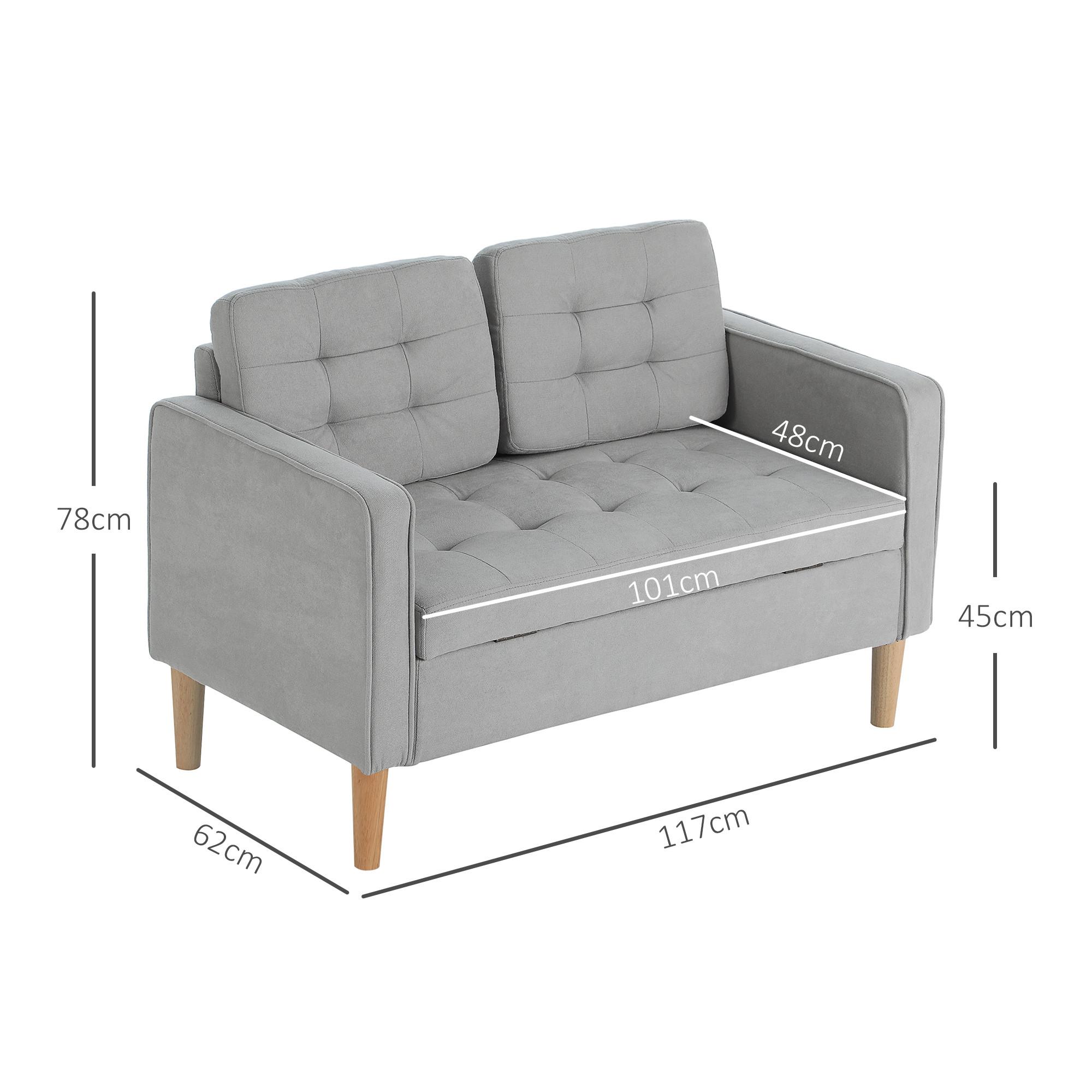 HOMCOM 2 Sitzer Sofa  