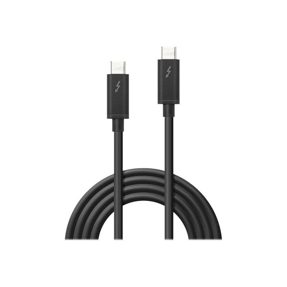 LINDY  Thunderbolt™-Kabel Thunderbolt™ 3 USB-C® Stecker, USB-C® Stecker 1.00 m Schwarz 