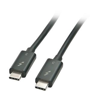 LINDY  Thunderbolt™-Kabel Thunderbolt™ 3 USB-C® Stecker, USB-C® Stecker 1.00 m Schwarz 