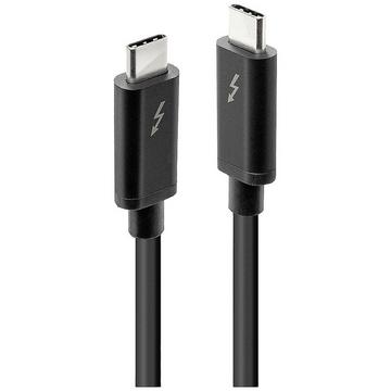 Thunderbolt™-Kabel Thunderbolt™ 3 USB-C® Stecker, USB-C® Stecker 1.00 m Schwarz