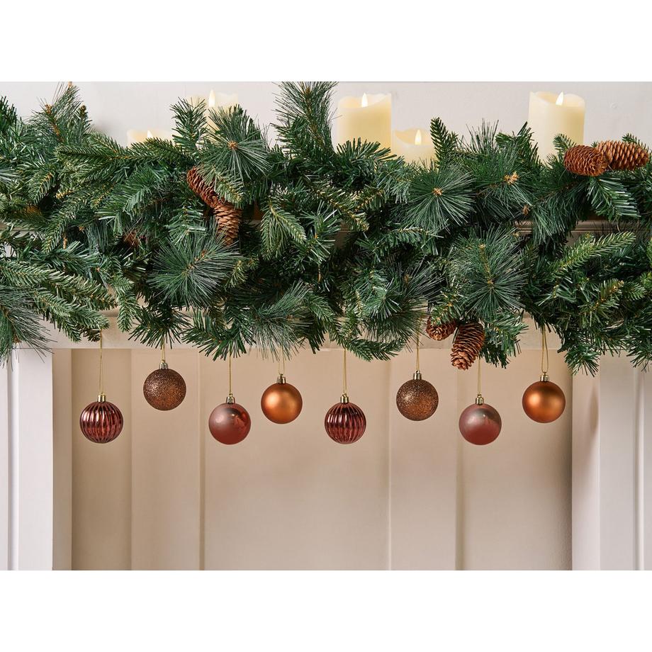 Beliani Lot de 60 boules en Matière synthétique Moderne ISOJARVI  