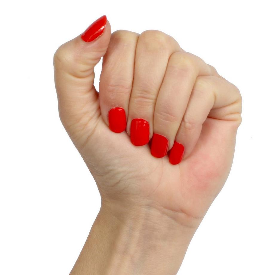 LAUED  vegane Nagelfolien solid red Red Treasure 