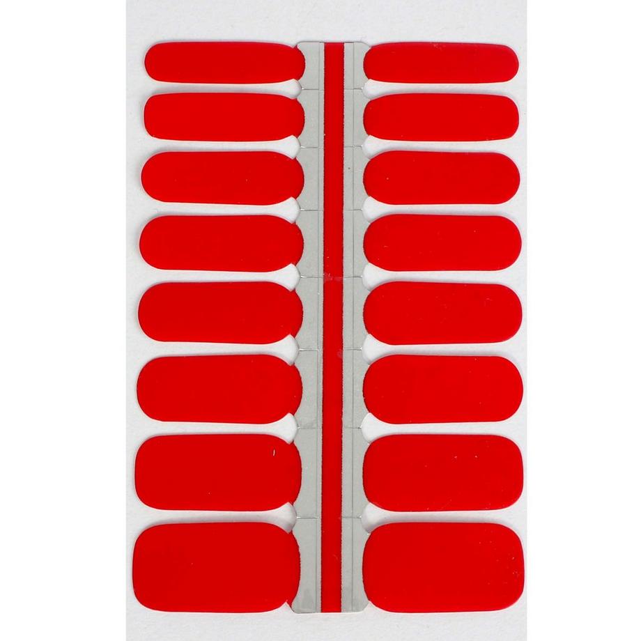 LAUED  vegane Nagelfolien solid red Red Treasure 