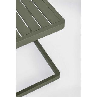 mutoni Table d&#039;appoint Konnor vert 40x40  