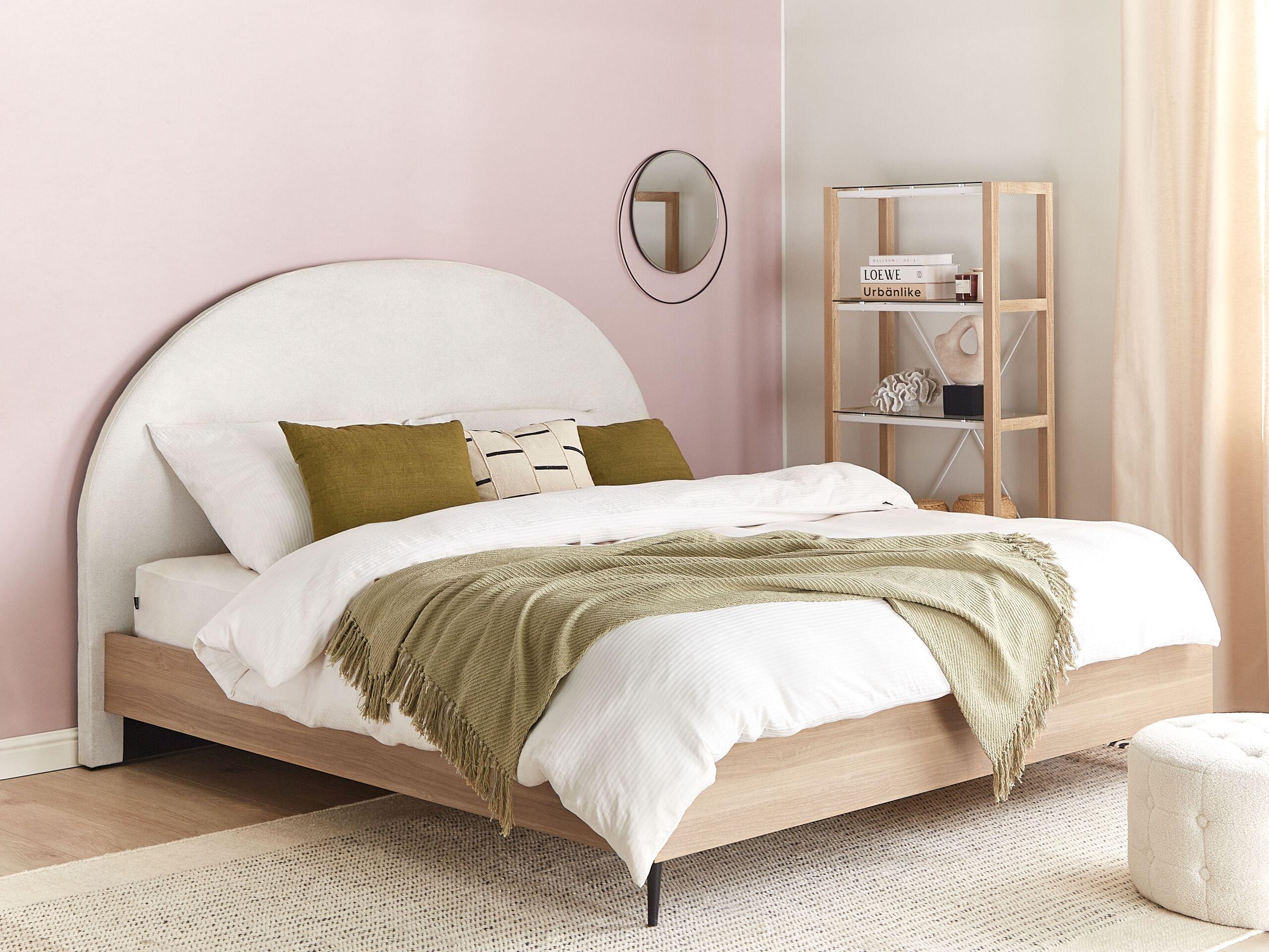 Beliani Bett mit Lattenrost aus Polyester Modern MILLAY  