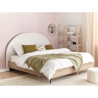 Beliani Bett mit Lattenrost aus Polyester Modern MILLAY  