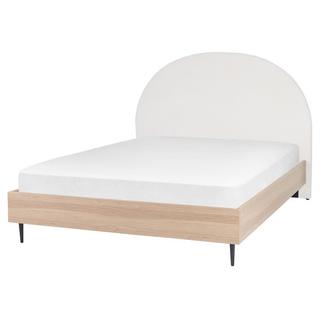 Beliani Bett mit Lattenrost aus Polyester Modern MILLAY  