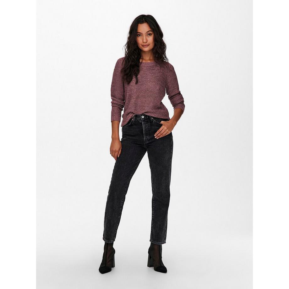 ONLY Pull fine maille col bateau  