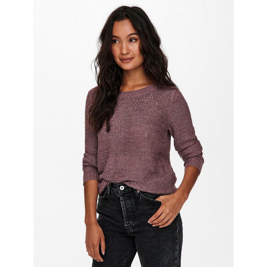ONLY Pull fine maille col bateau  