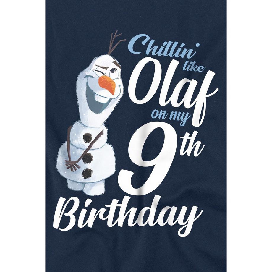 FROZEN  Chillin Like Olaf TShirt  9 Geburtstag 