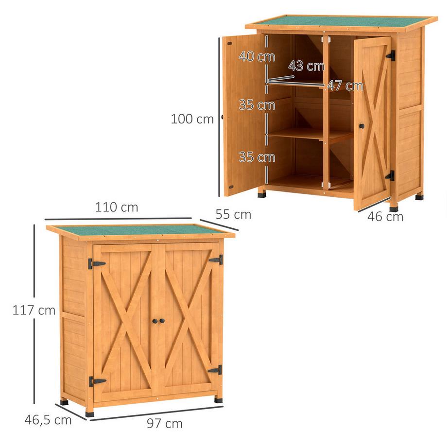 Outsunny Gartenschrank  