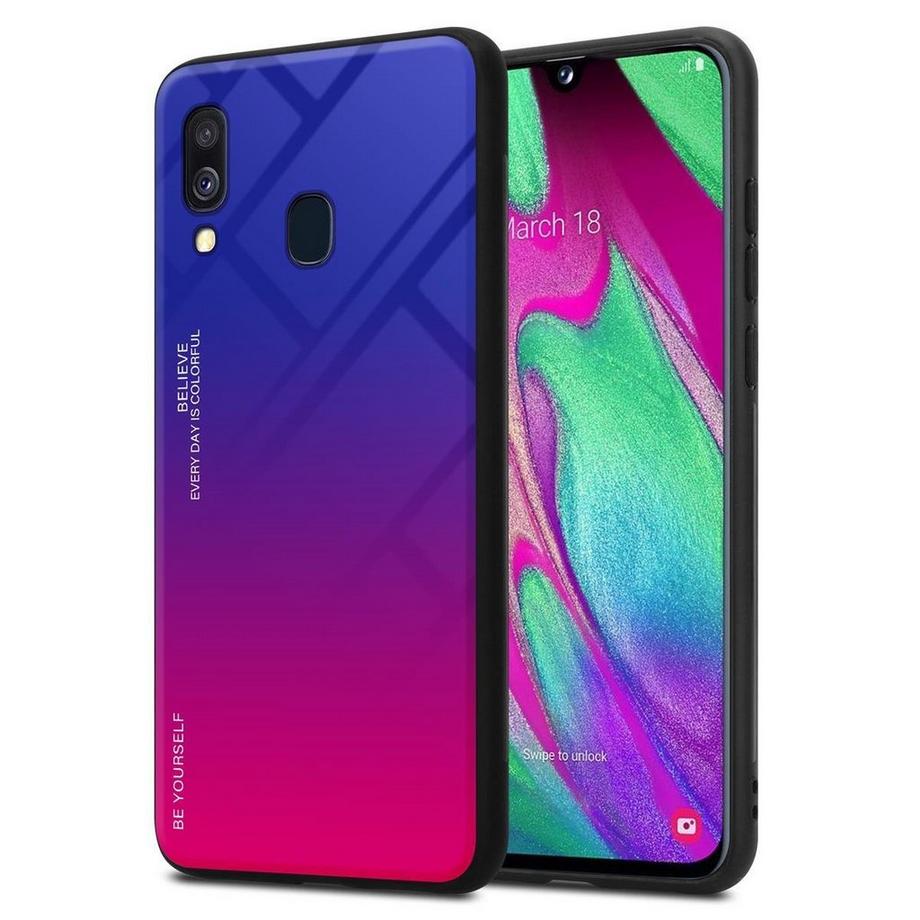 Cadorabo  Hülle für Samsung Galaxy A40 Zweifarbig 