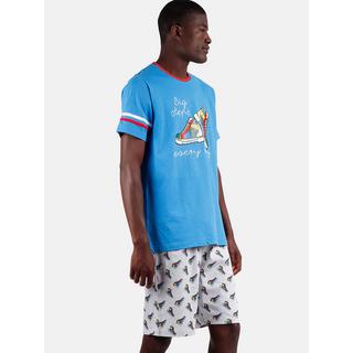 Admas  Pyjama Shorts T-Shirt Big Steps 