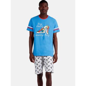 Pyjama Shorts T-Shirt Big Steps