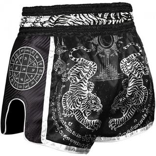 8WEAPONS  Shorts de Muay Thaï - Carbon - Sak Yant Tigers 