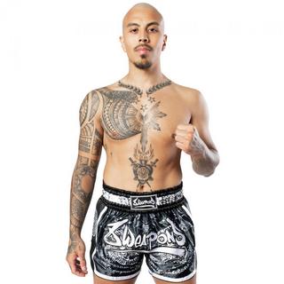 8WEAPONS  Shorts de Muay Thaï - Carbon - Sak Yant Tigers 