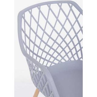 mutoni Chaise aspect gris  