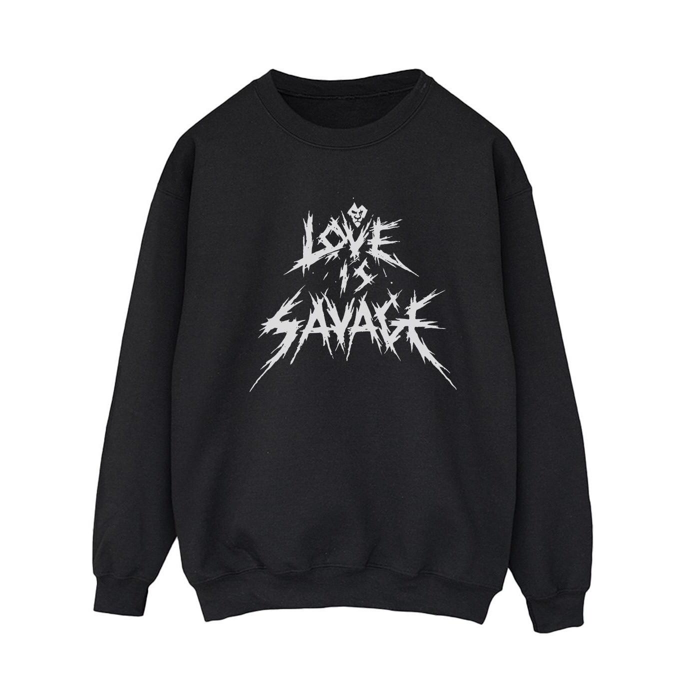 Disney  Love Is Savage Sweatshirt 