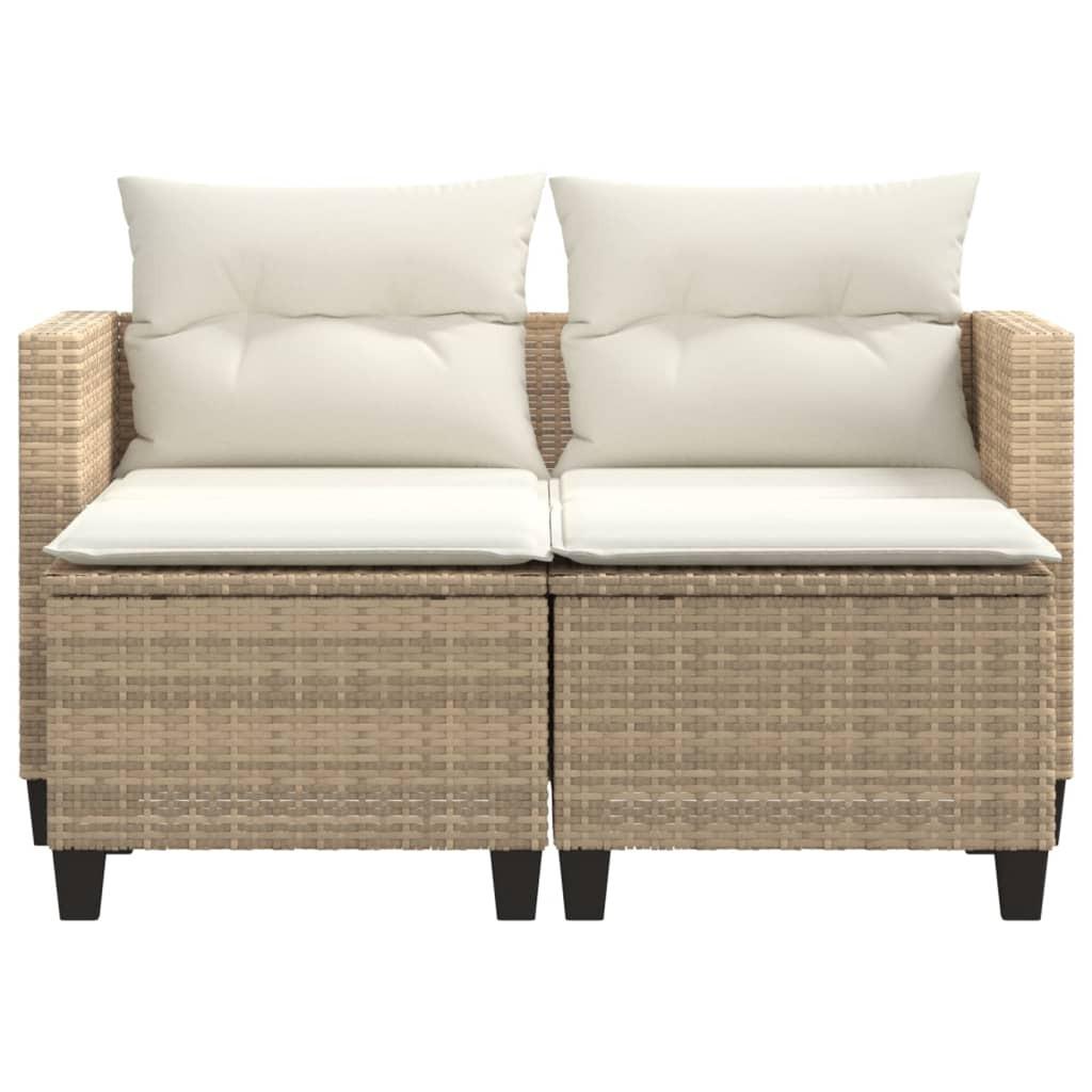 VidaXL Gartensofa poly-rattan  