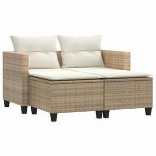 VidaXL Gartensofa poly-rattan  